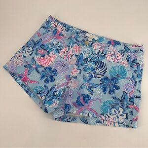 Lilly Pulitzer 5" Callahan Stretch Short Multi Bahamas Beachcomber Size 16 2024